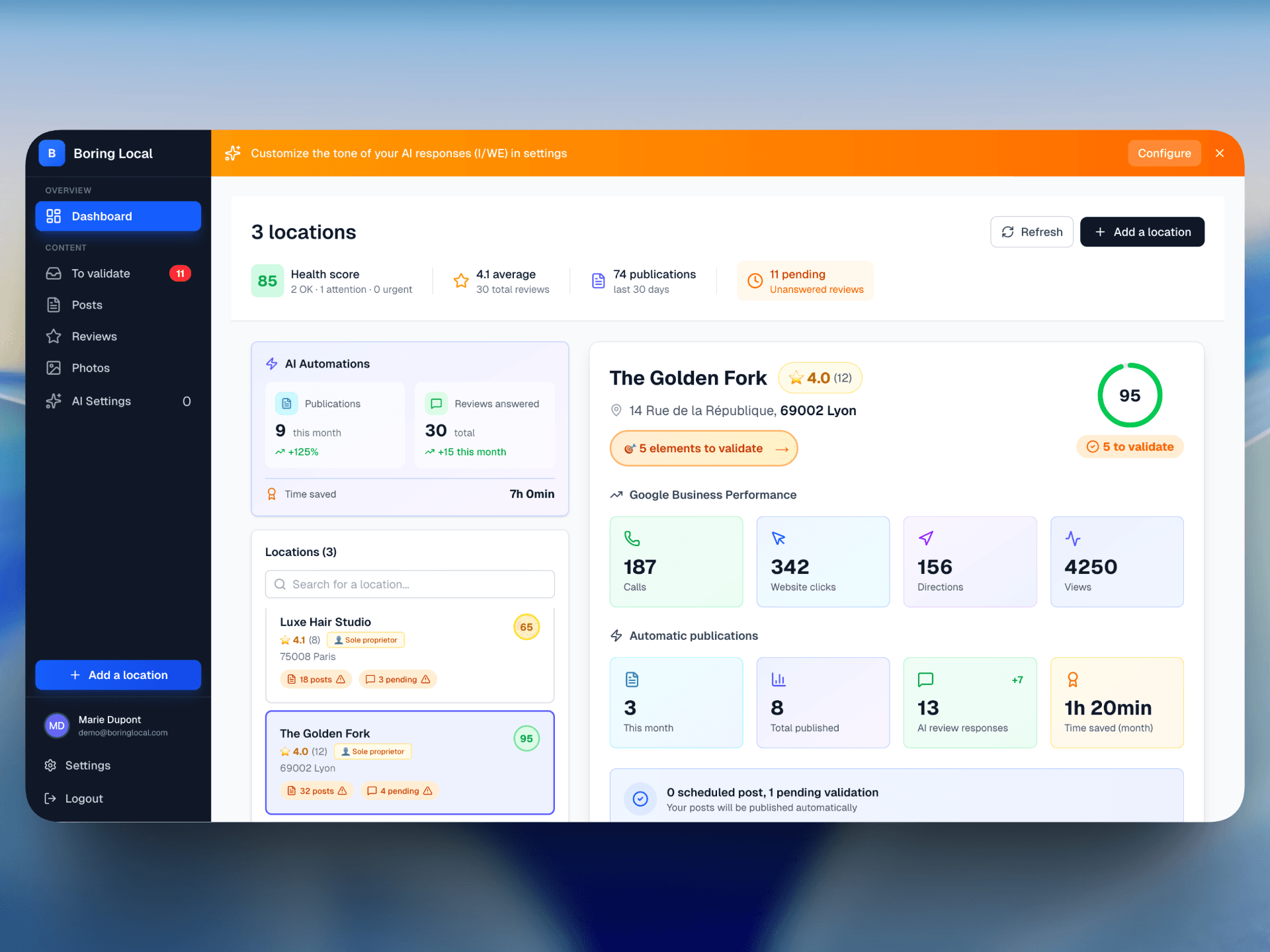 Boring Local screenshot 1