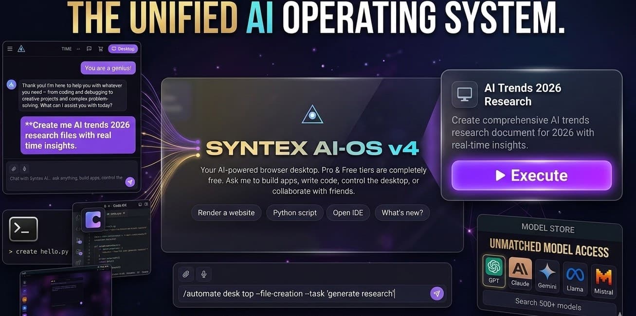 Syntex AI OS screenshot 4