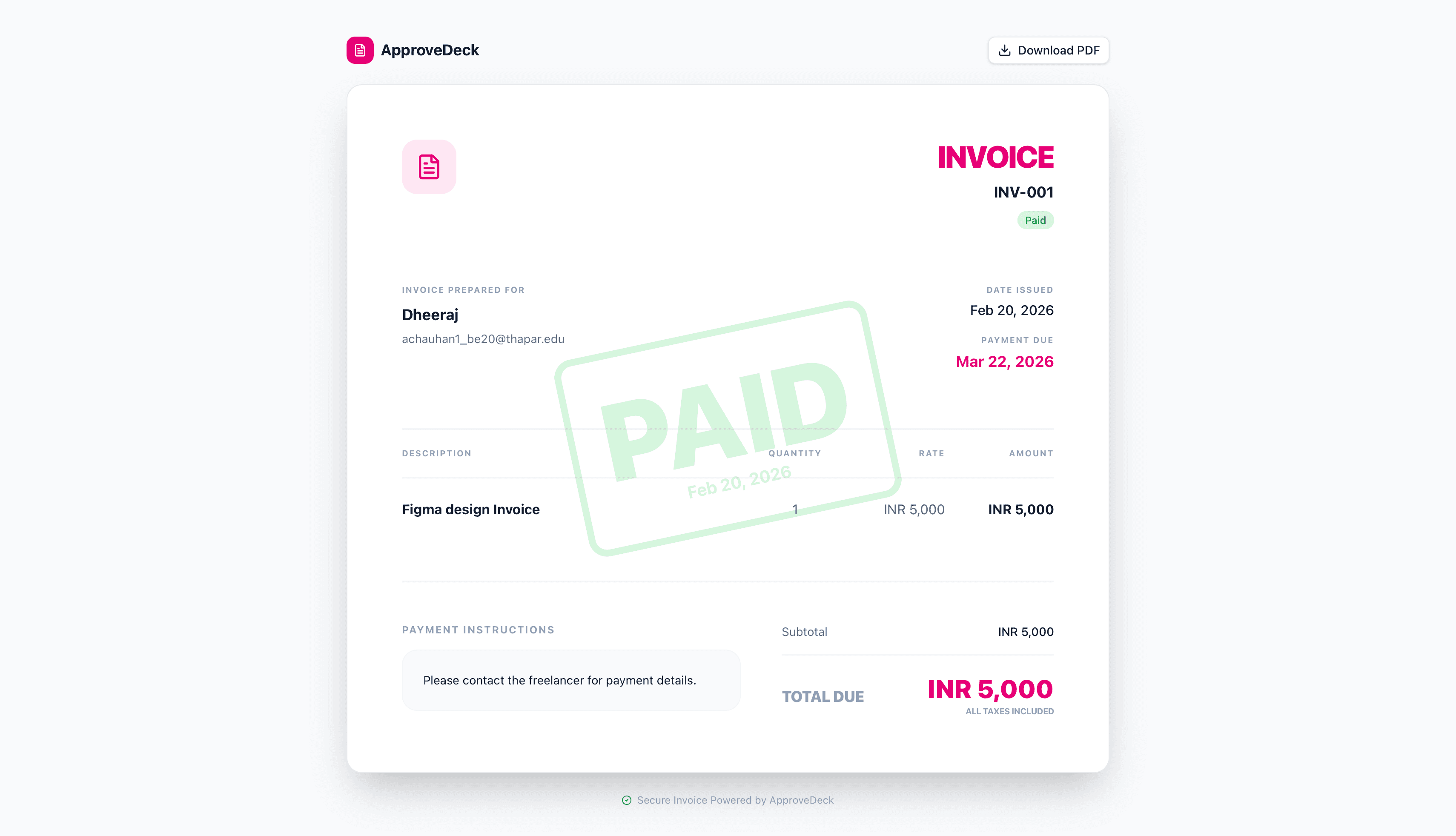 ApproveDeck screenshot 13