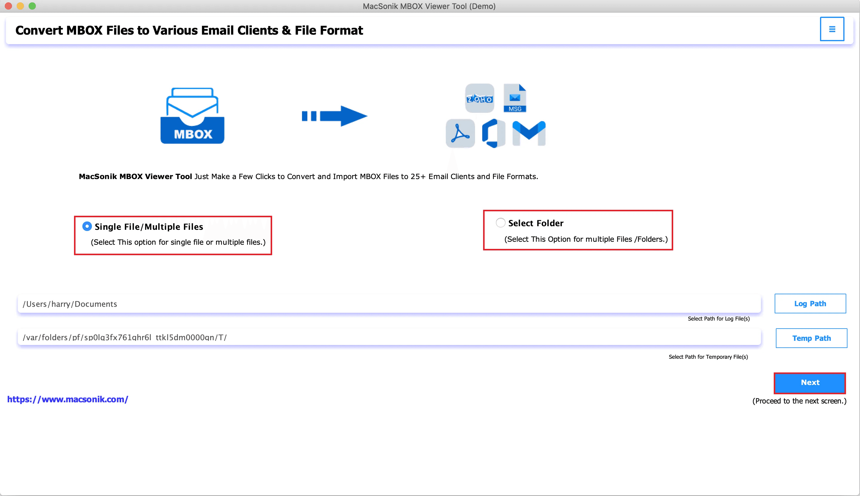 MacSonik MBOX Viewer screenshot 2