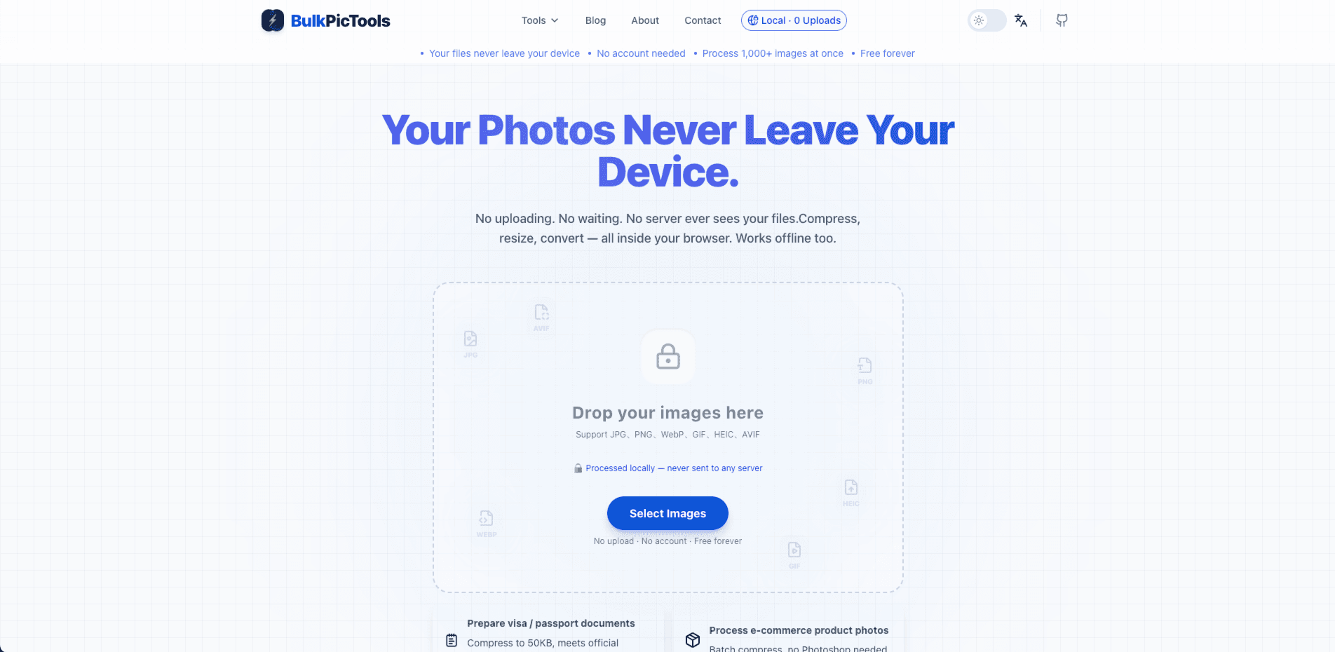 BulkPicTools screenshot 1