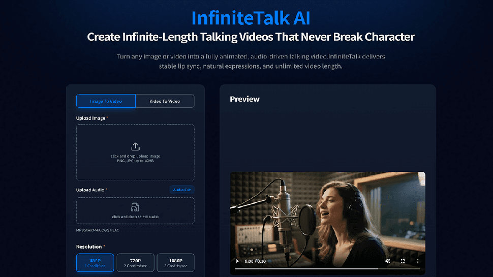 InfiniteTalk AI screenshot 1