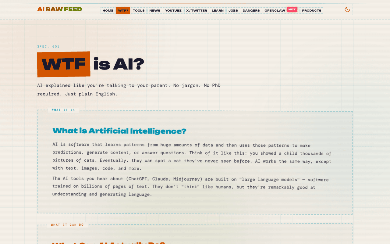 AI Raw Feed screenshot 4