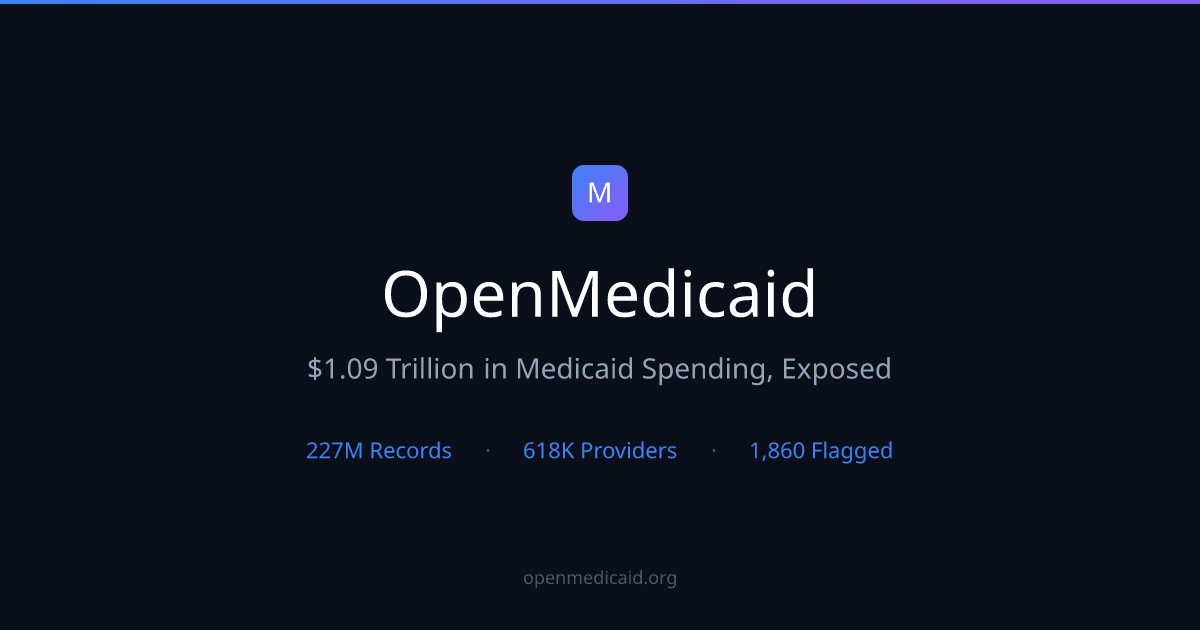 OpenMedicaid screenshot 1
