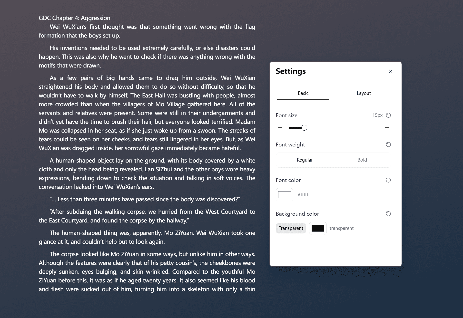 Hide Reader screenshot 1