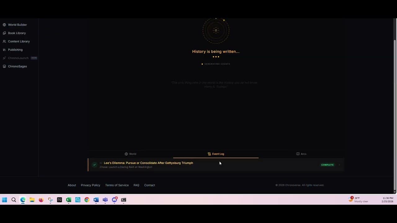 Chronostates — Make History Playable screenshot 1