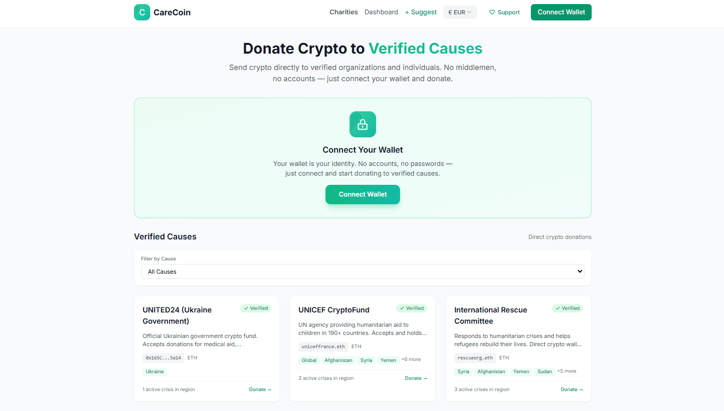 CareCoin screenshot 2