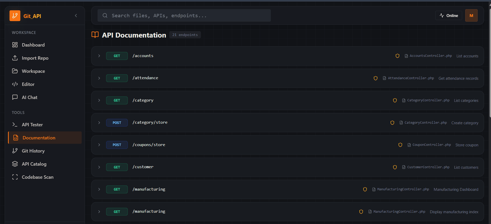 Git_API54 screenshot 2
