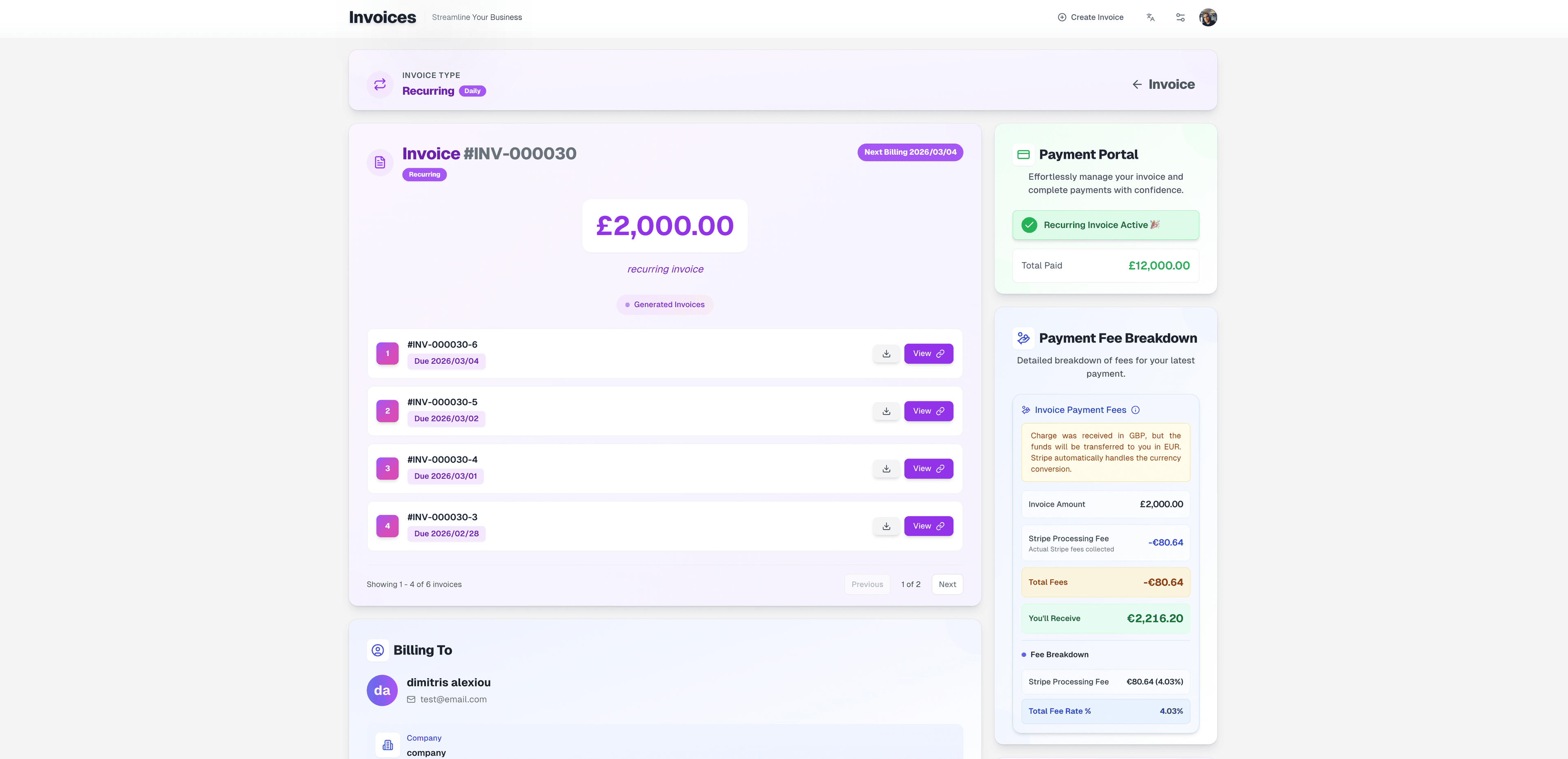 Create & manage professional invoices screenshot 6