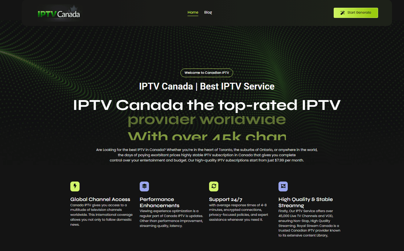 IPTV Canada 2026 screenshot 2