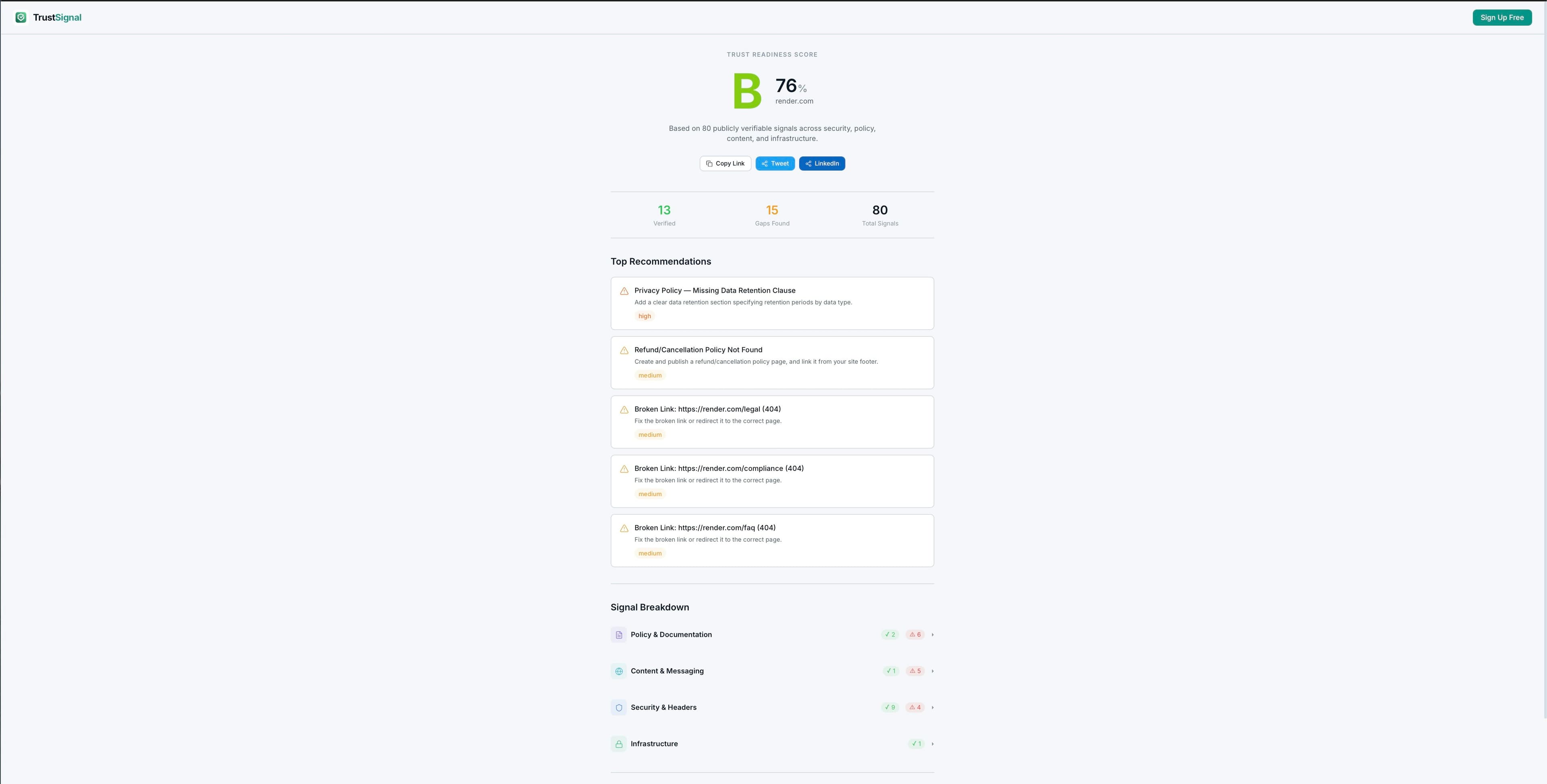 TrustSignal screenshot 5