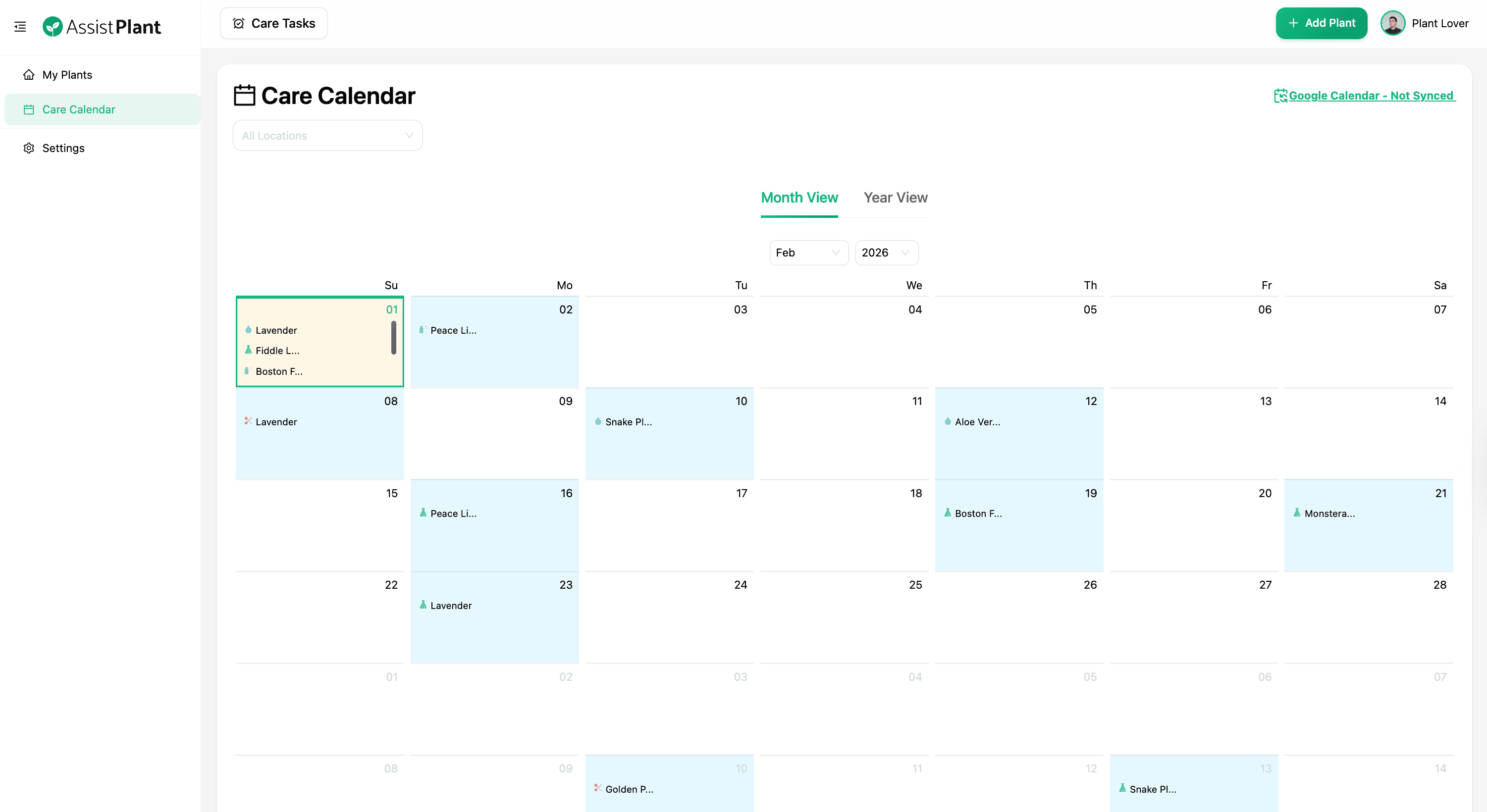 AssistPlant screenshot 4