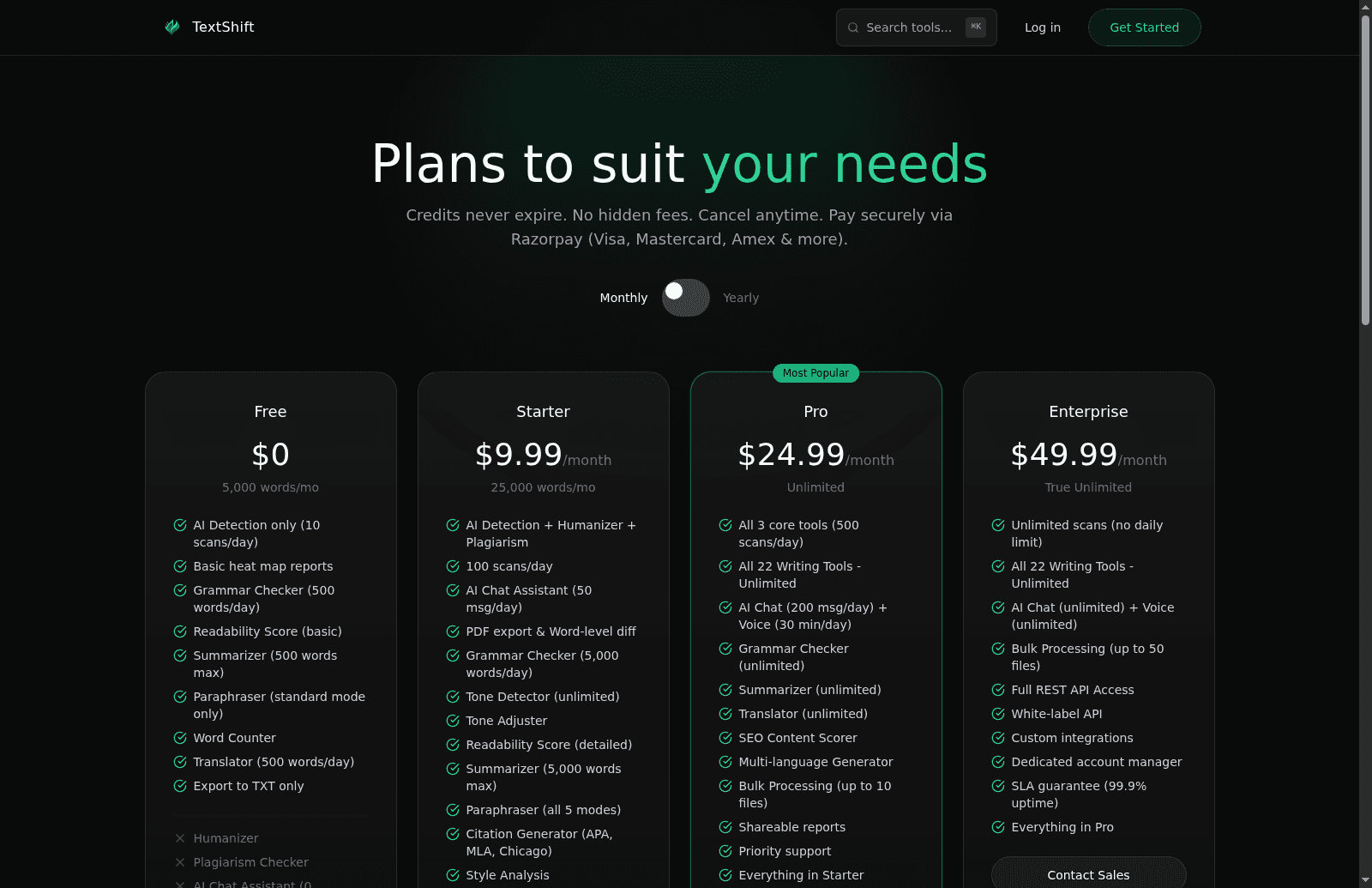 TextShift screenshot 2