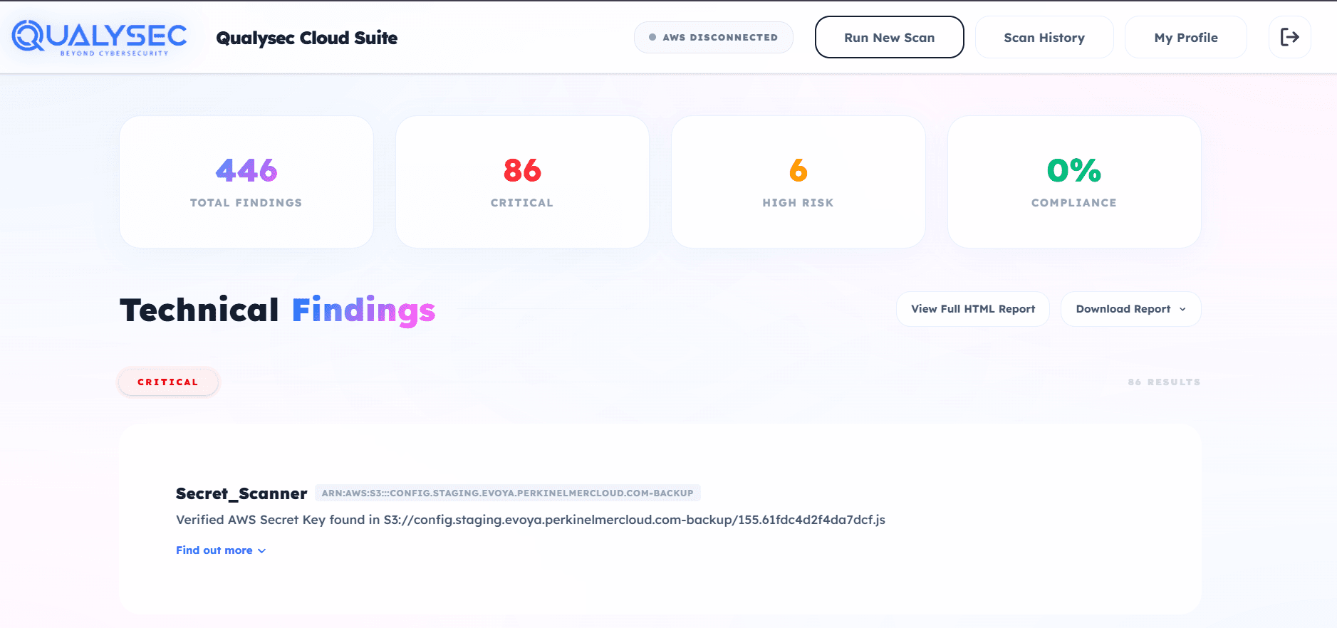Qualysec Cloud Suite screenshot 1