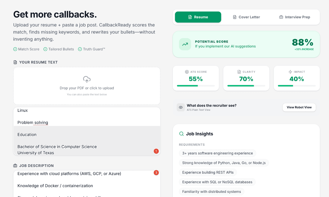 CallbackReady screenshot 1