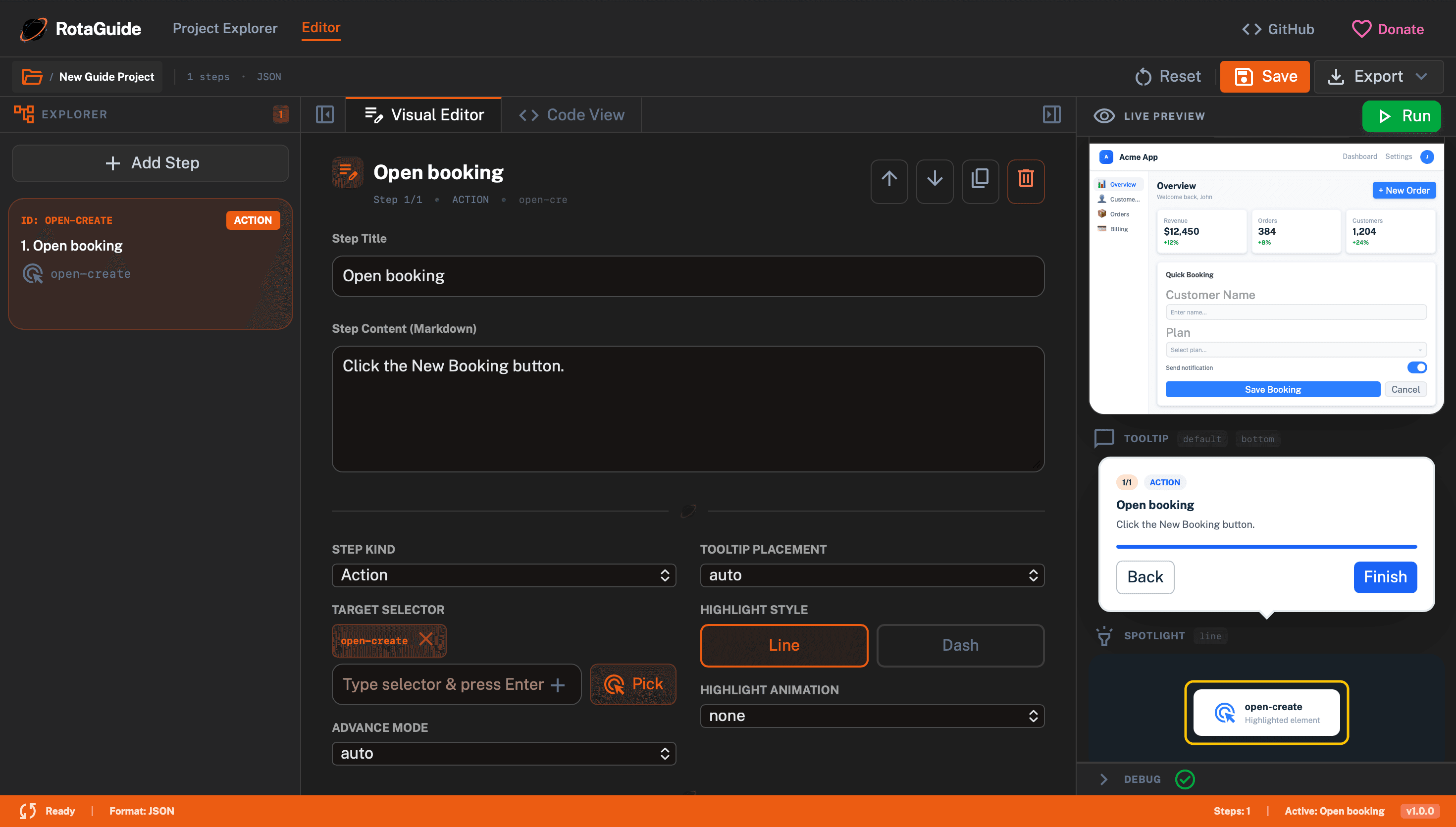 RotaGuide Spotlight screenshot 3