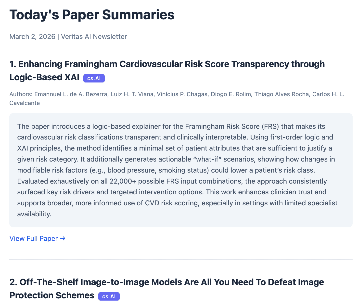 Veritas AI screenshot 2