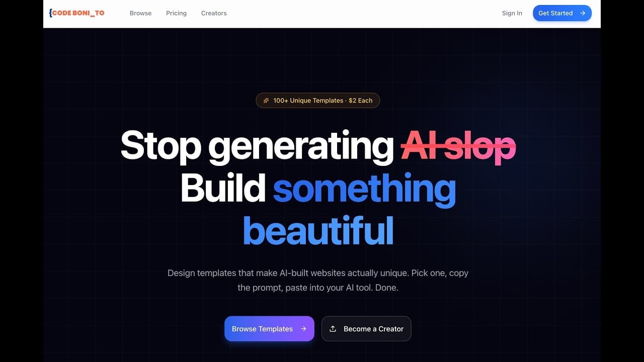 Code Bonito screenshot 1