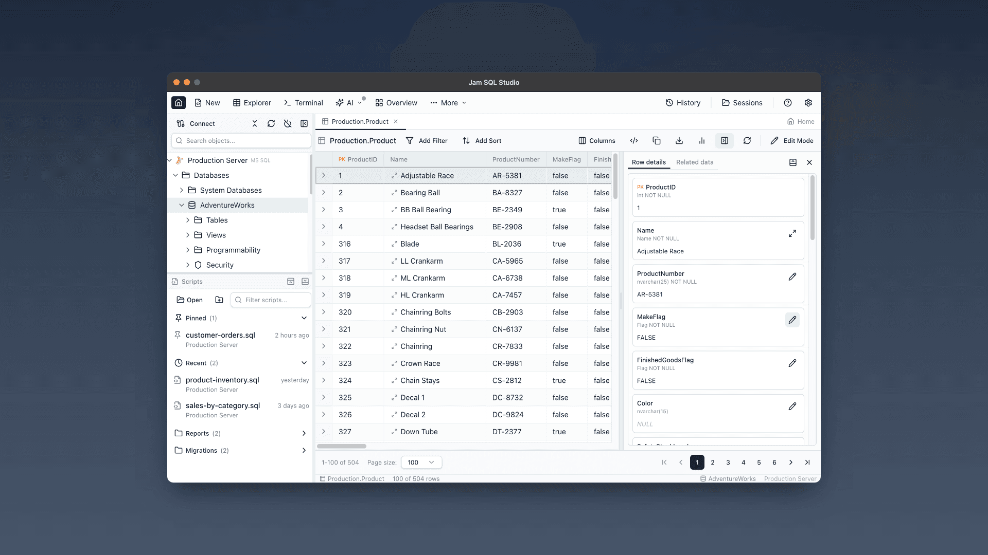 Jam SQL Studio screenshot 4