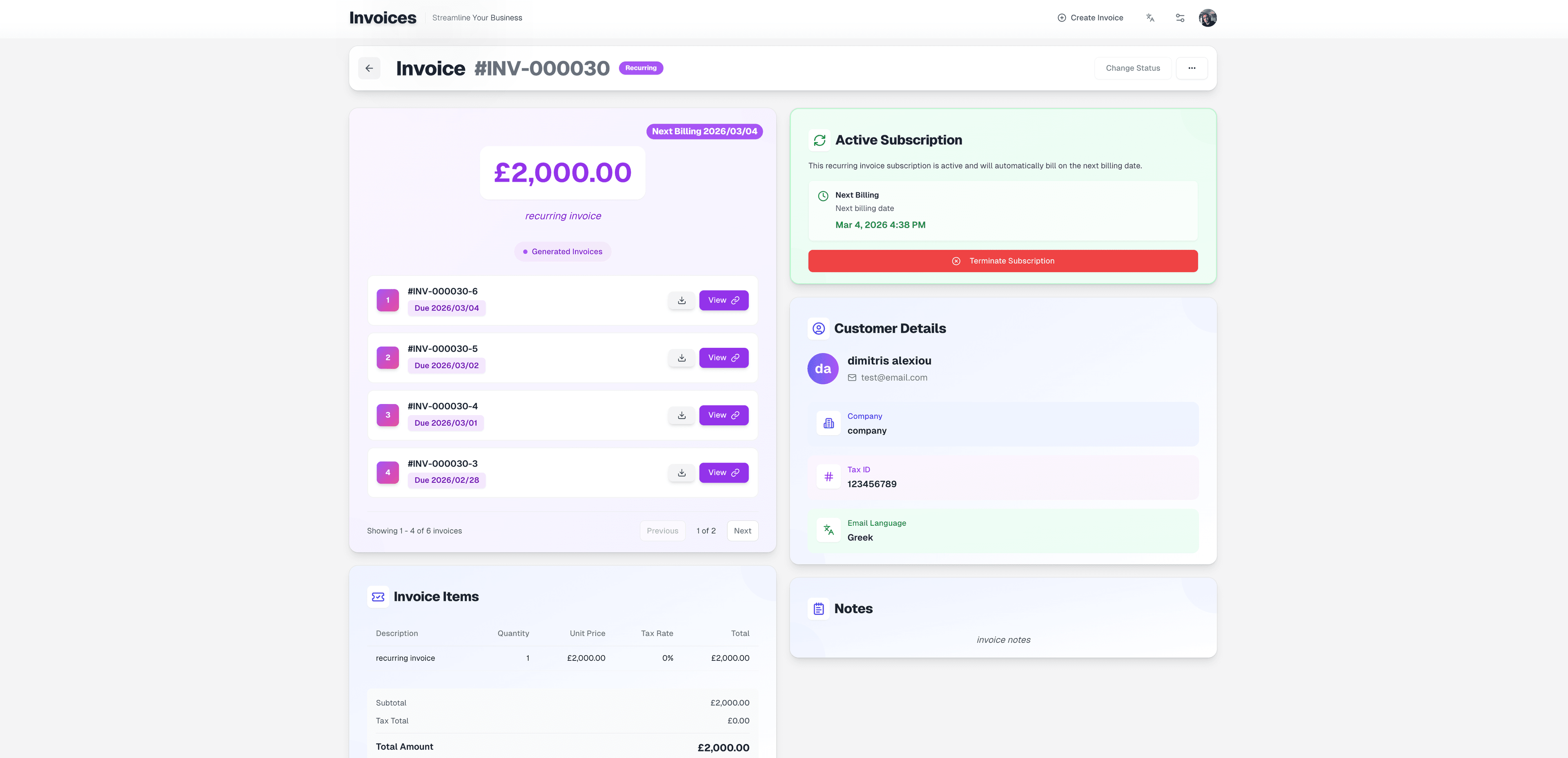 Create & manage professional invoices screenshot 5