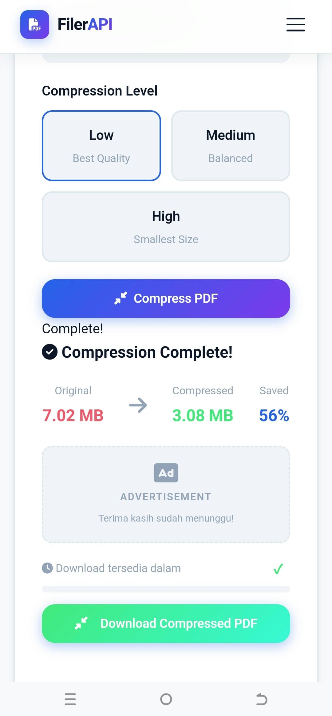 FilerAPI screenshot 4