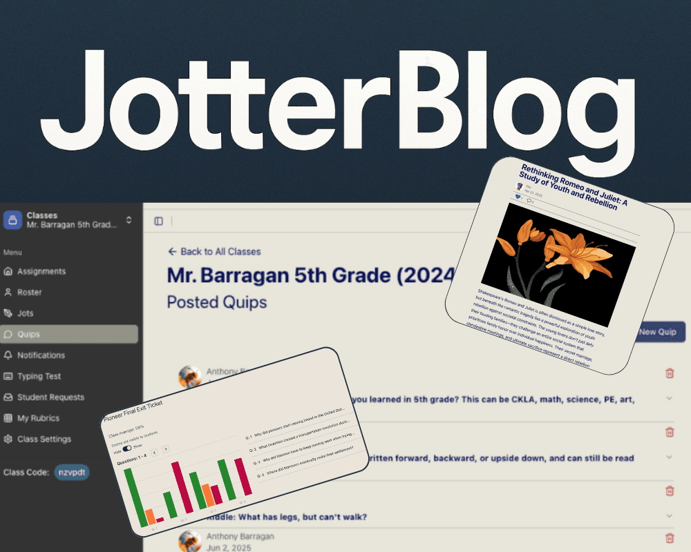 JotterBlog screenshot 2