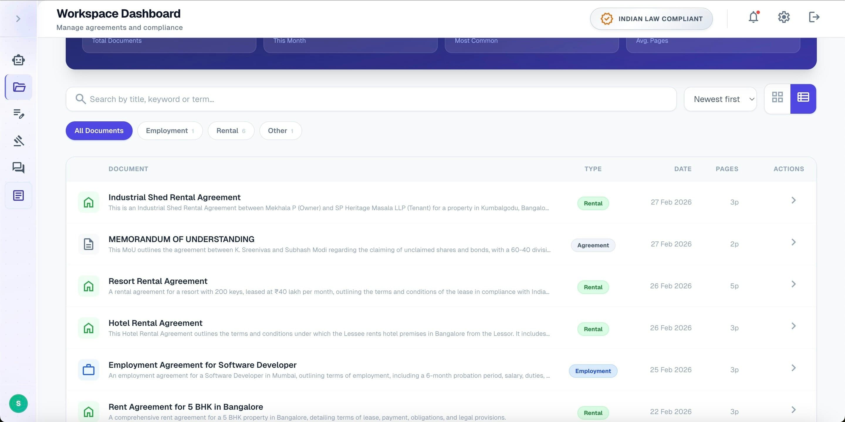 QuickClause screenshot 3