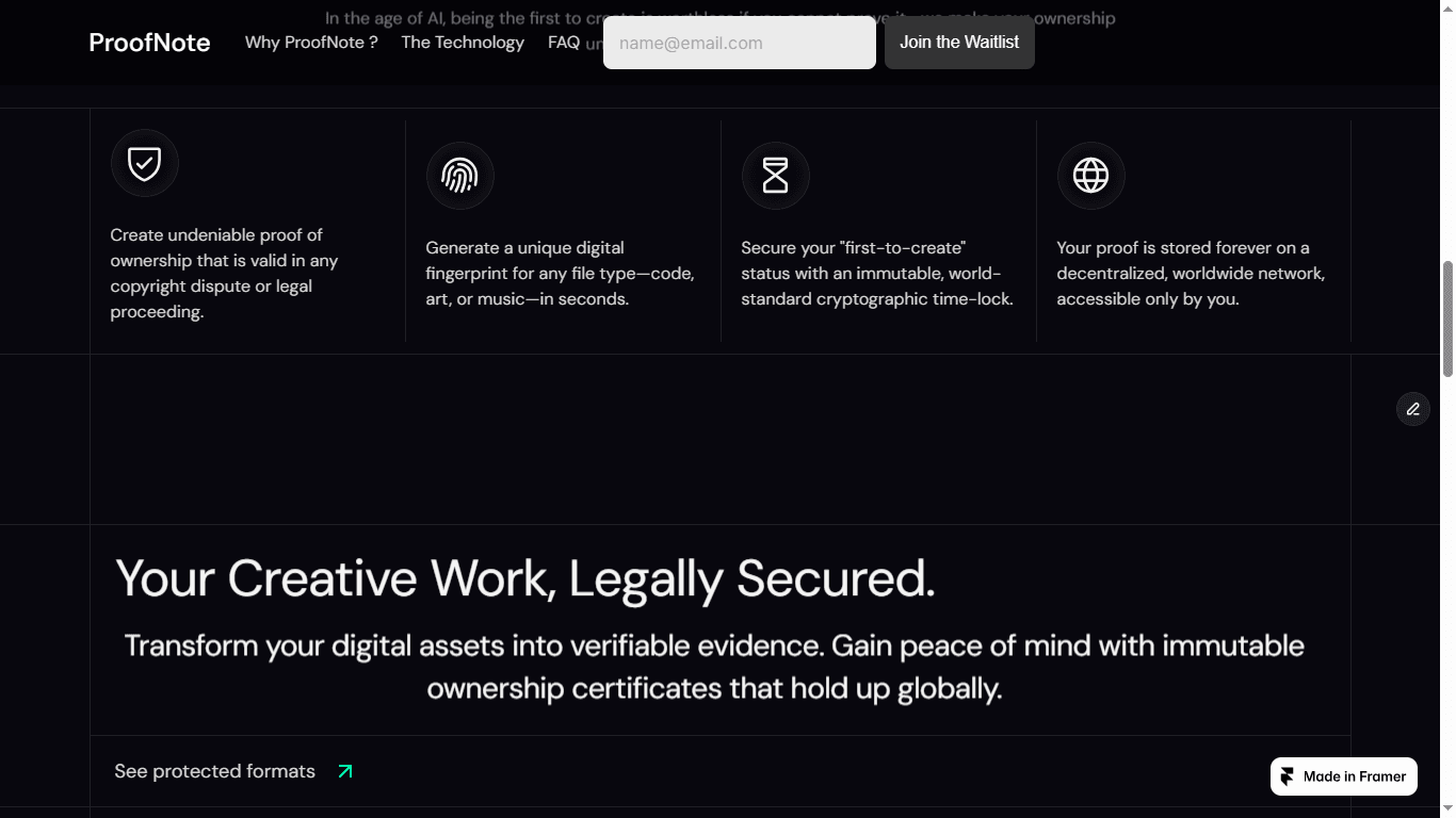 ProofNote screenshot 3