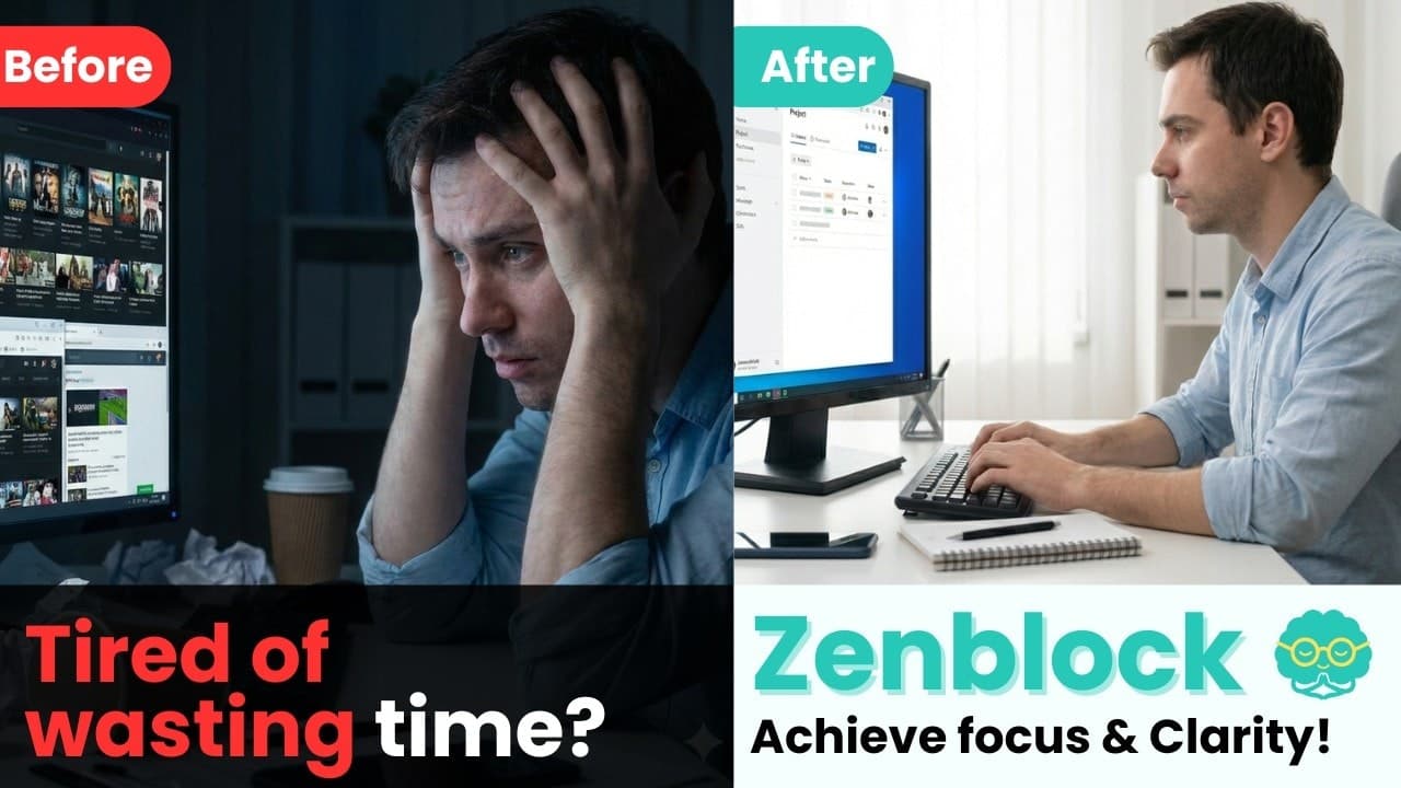 ZenBlock - Mindful website blocker screenshot 1