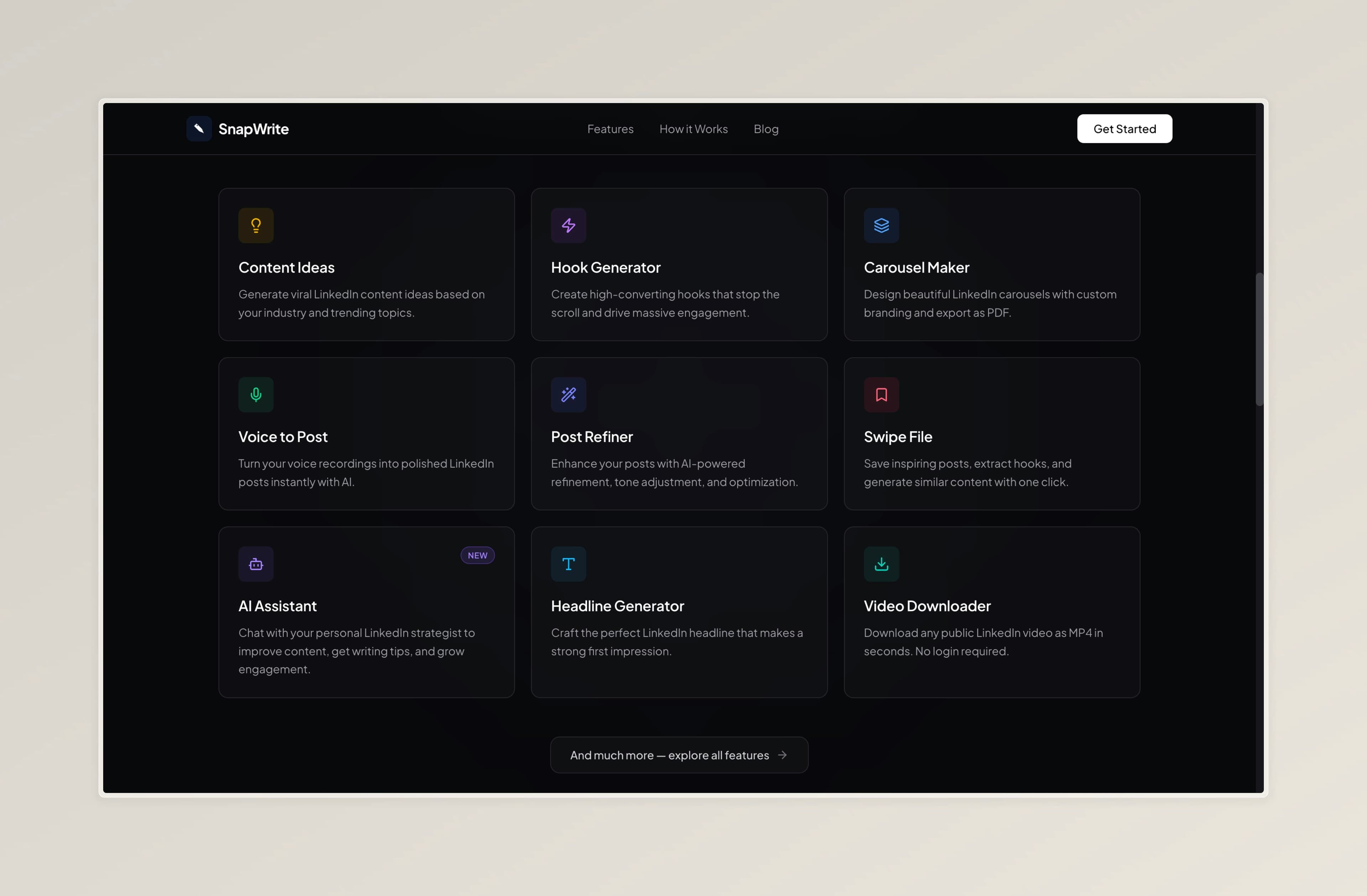 SnapWrite screenshot 2