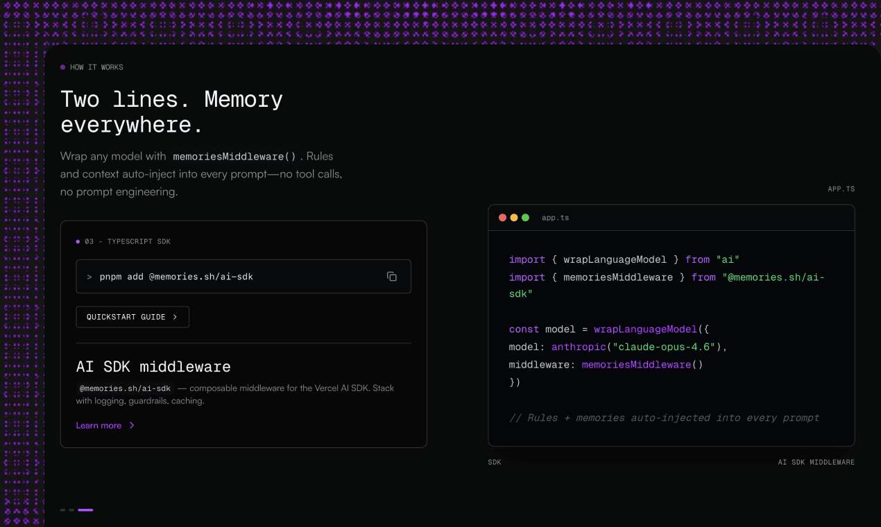 memories.sh screenshot 3