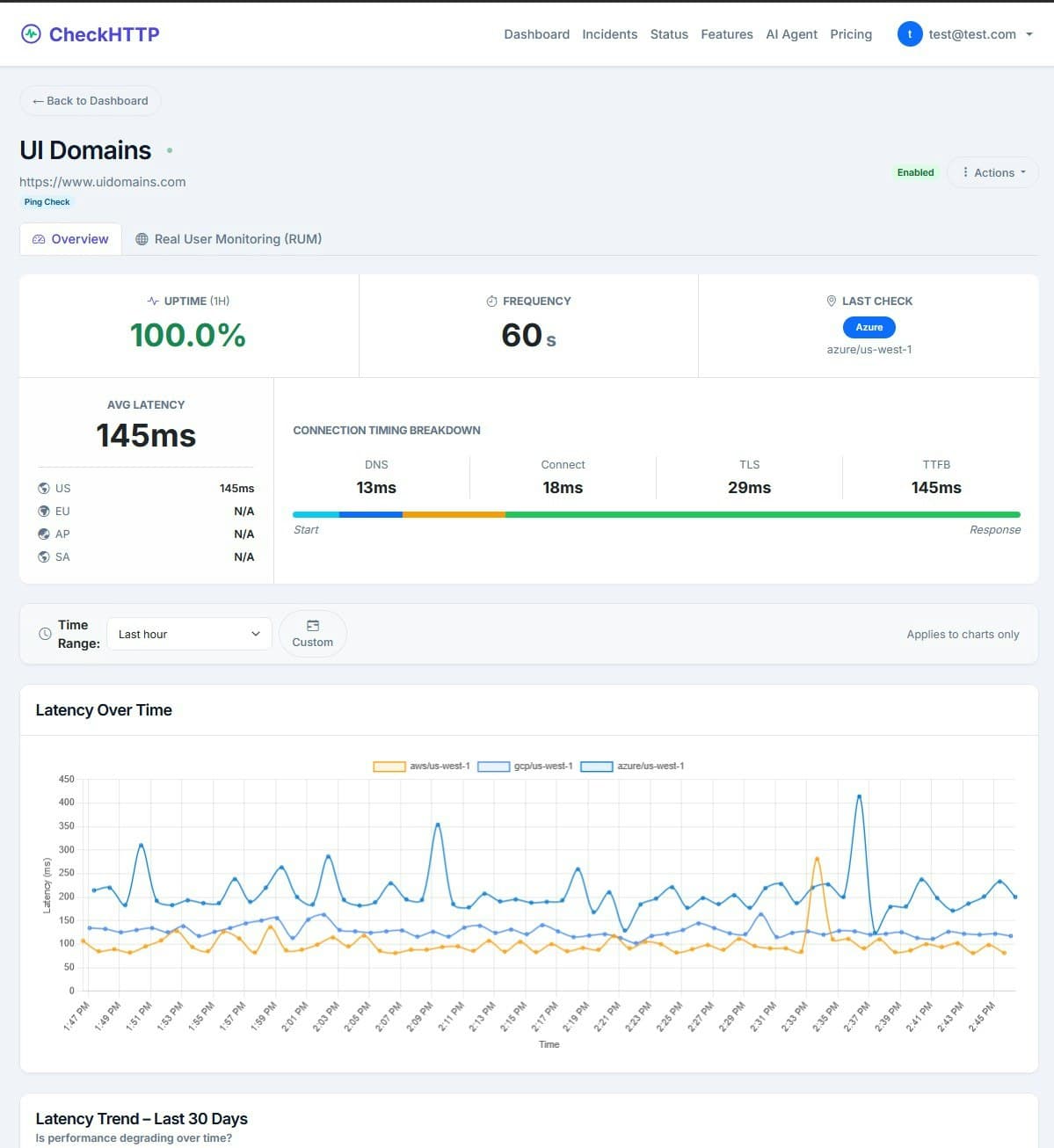 CheckHTTP screenshot 3