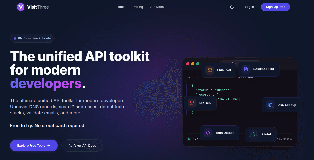 VisitThree screenshot 1