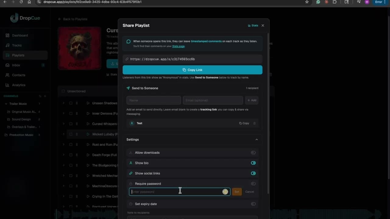 DropCue screenshot 1