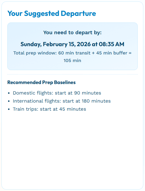 TravelTime Planner screenshot 2