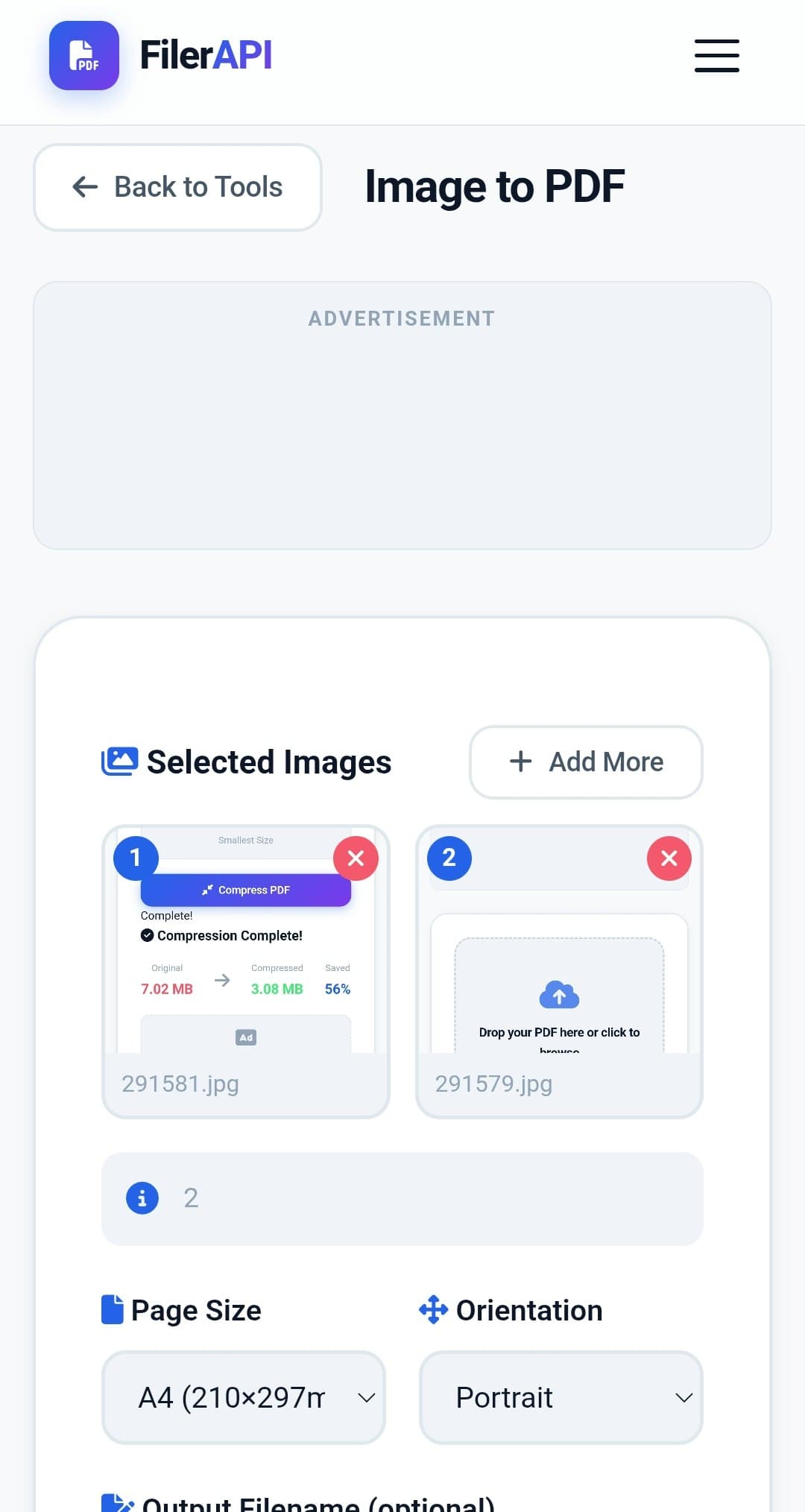 FilerAPI screenshot 2
