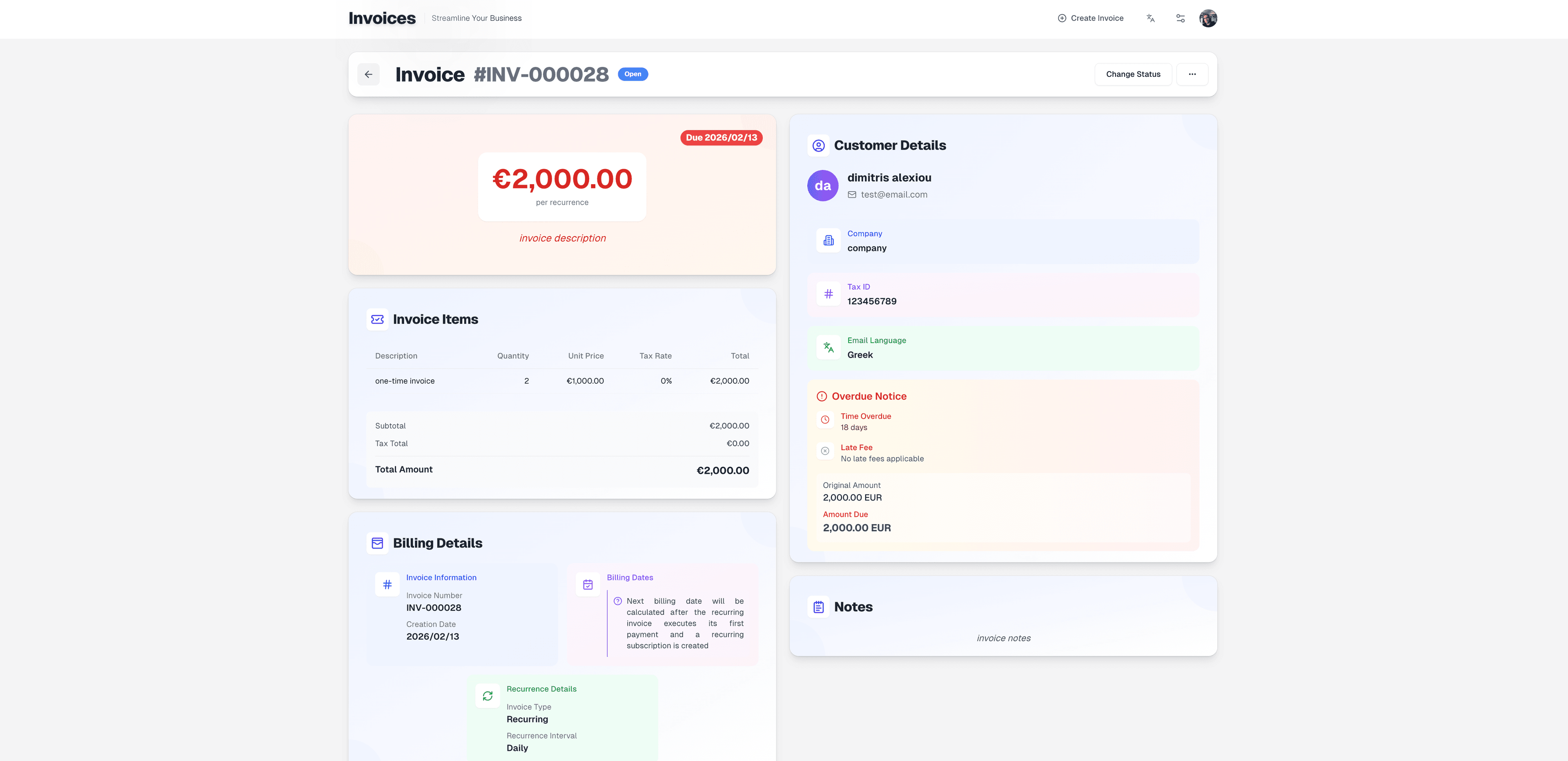 Create & manage professional invoices screenshot 3