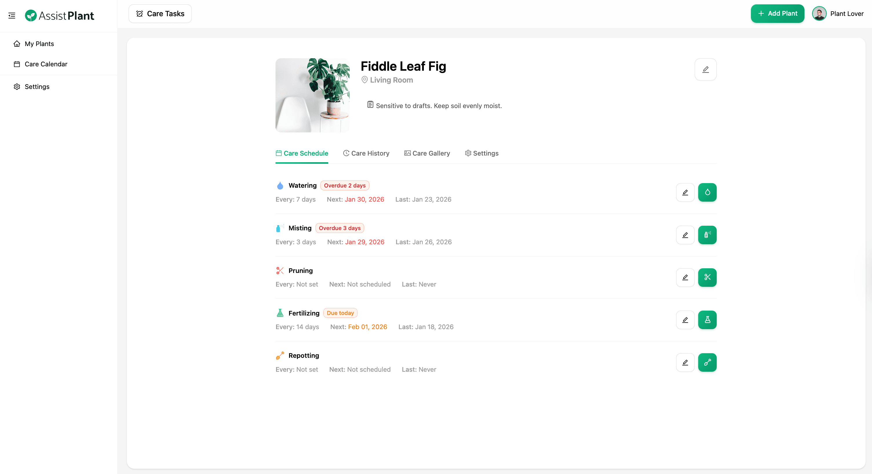 AssistPlant screenshot 6