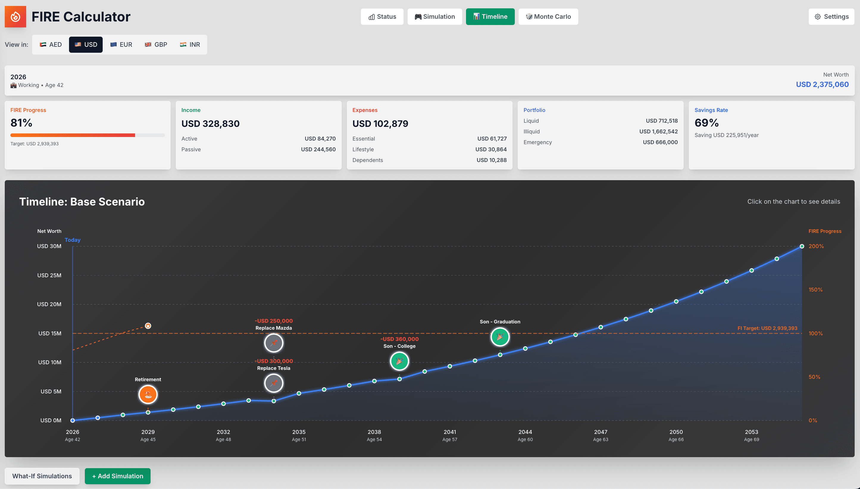 PathToFIRE screenshot 2