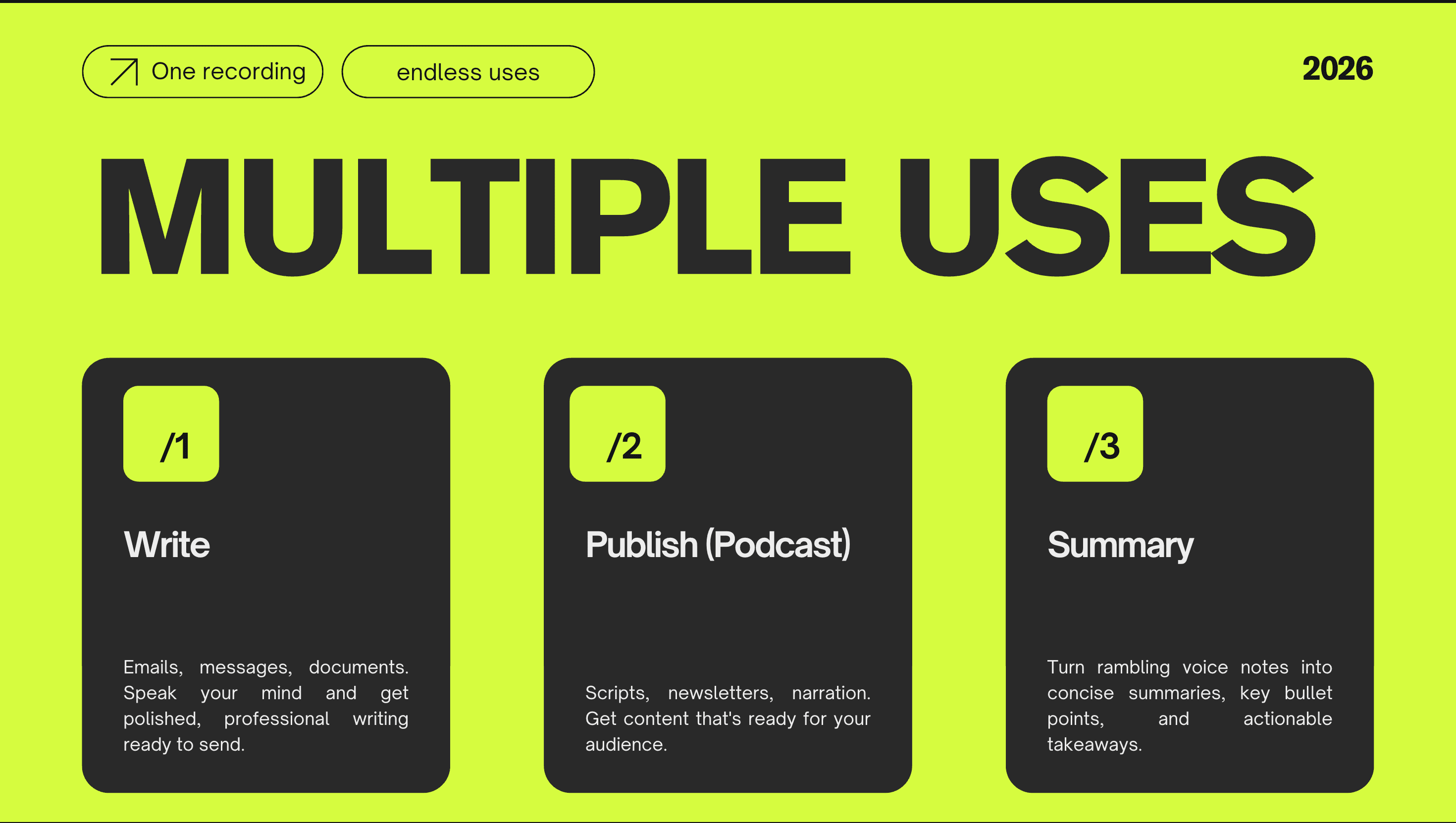 Scribbes — Speak once. Get everything screenshot 3
