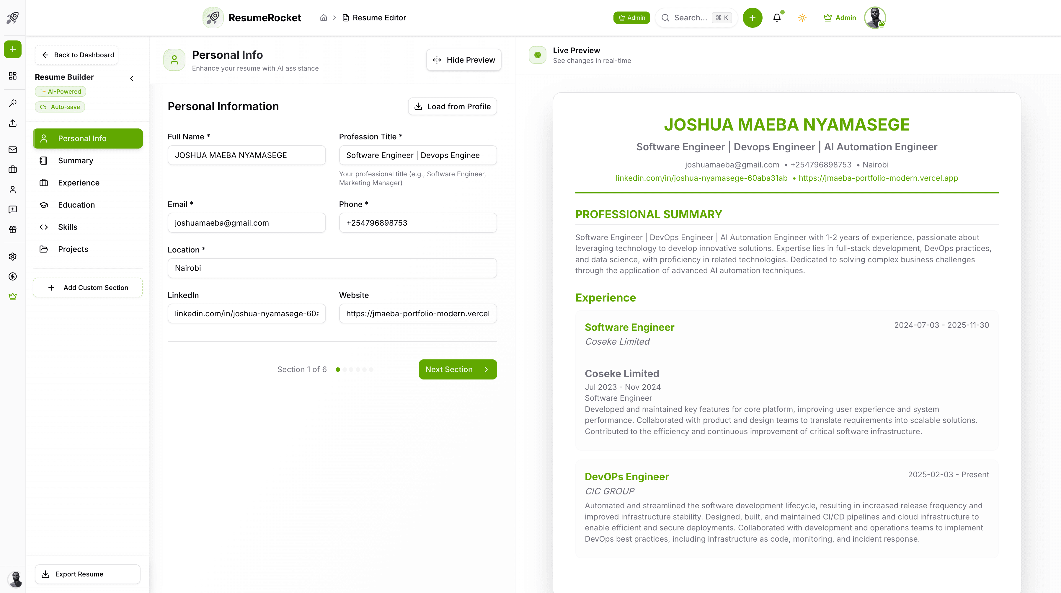 ResumeRocket screenshot 10