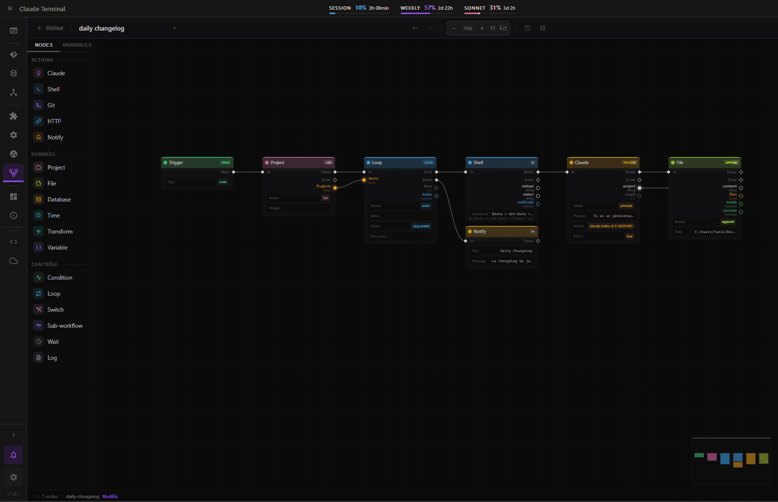 Claude Terminal screenshot 2