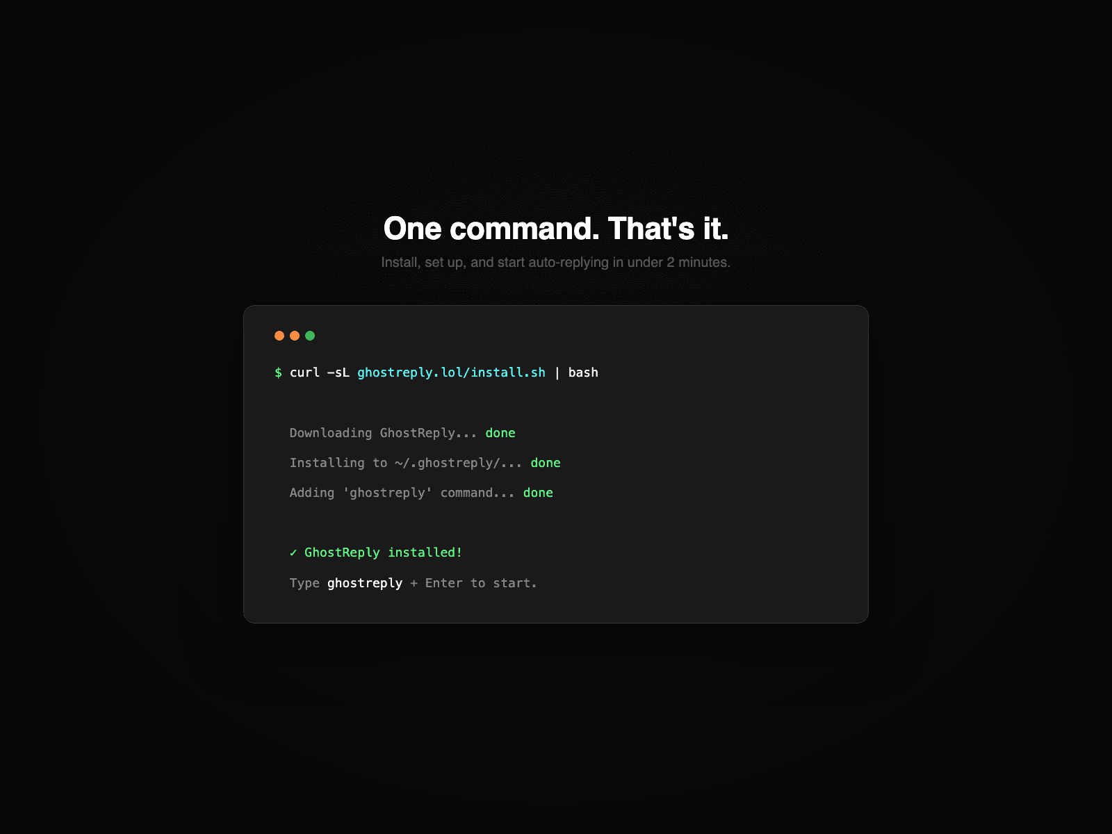 GhostReply screenshot 7