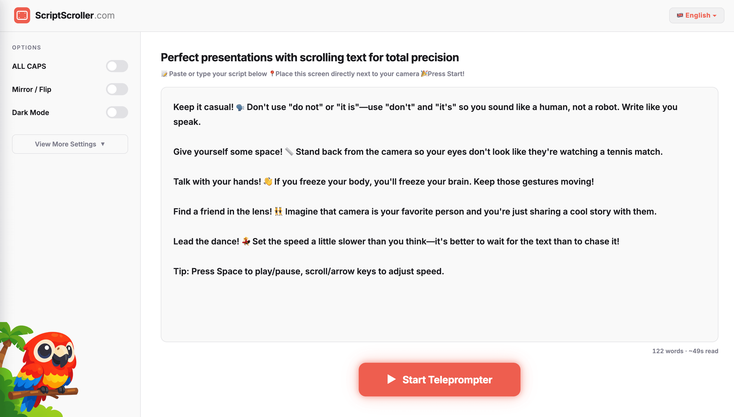 ScriptScroller.com screenshot 1