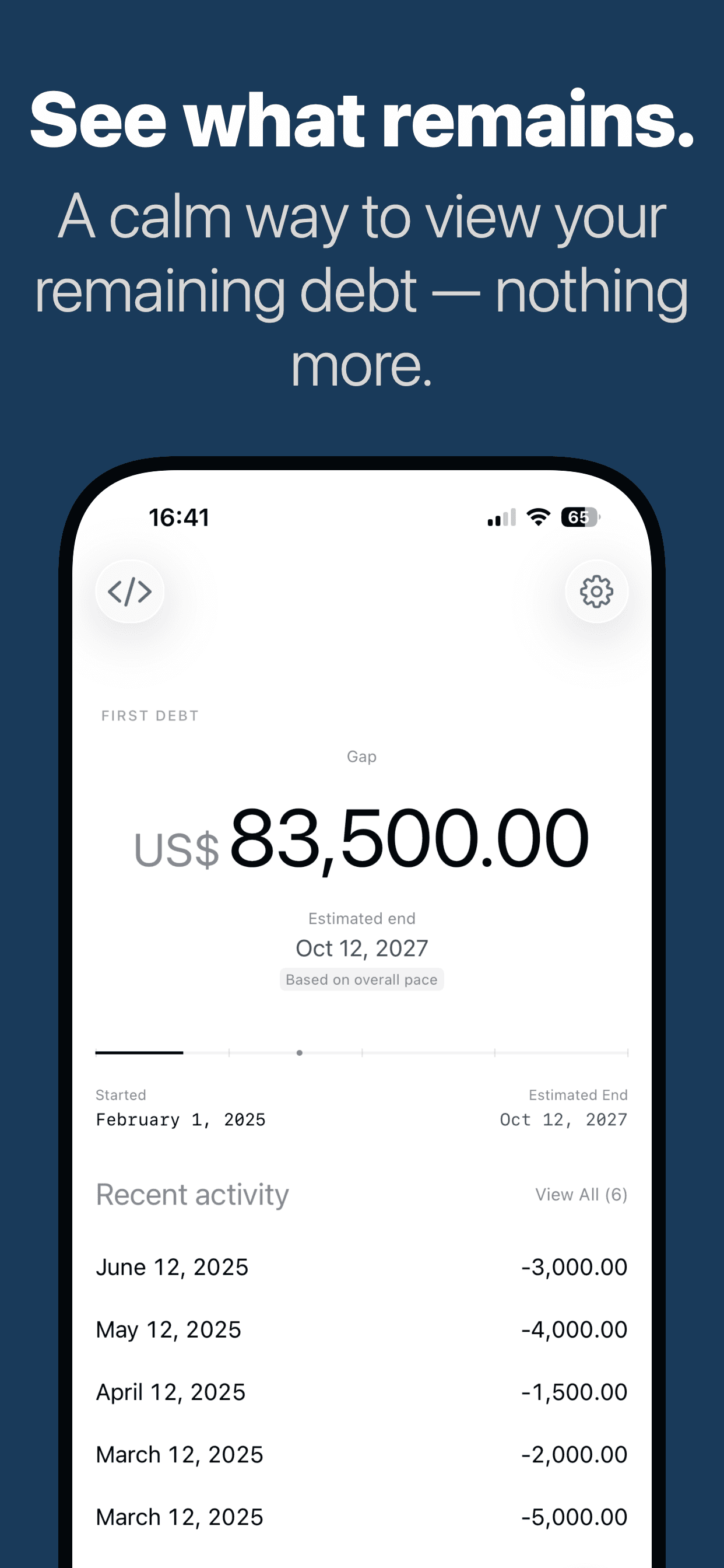 Gap–See what remains screenshot 2