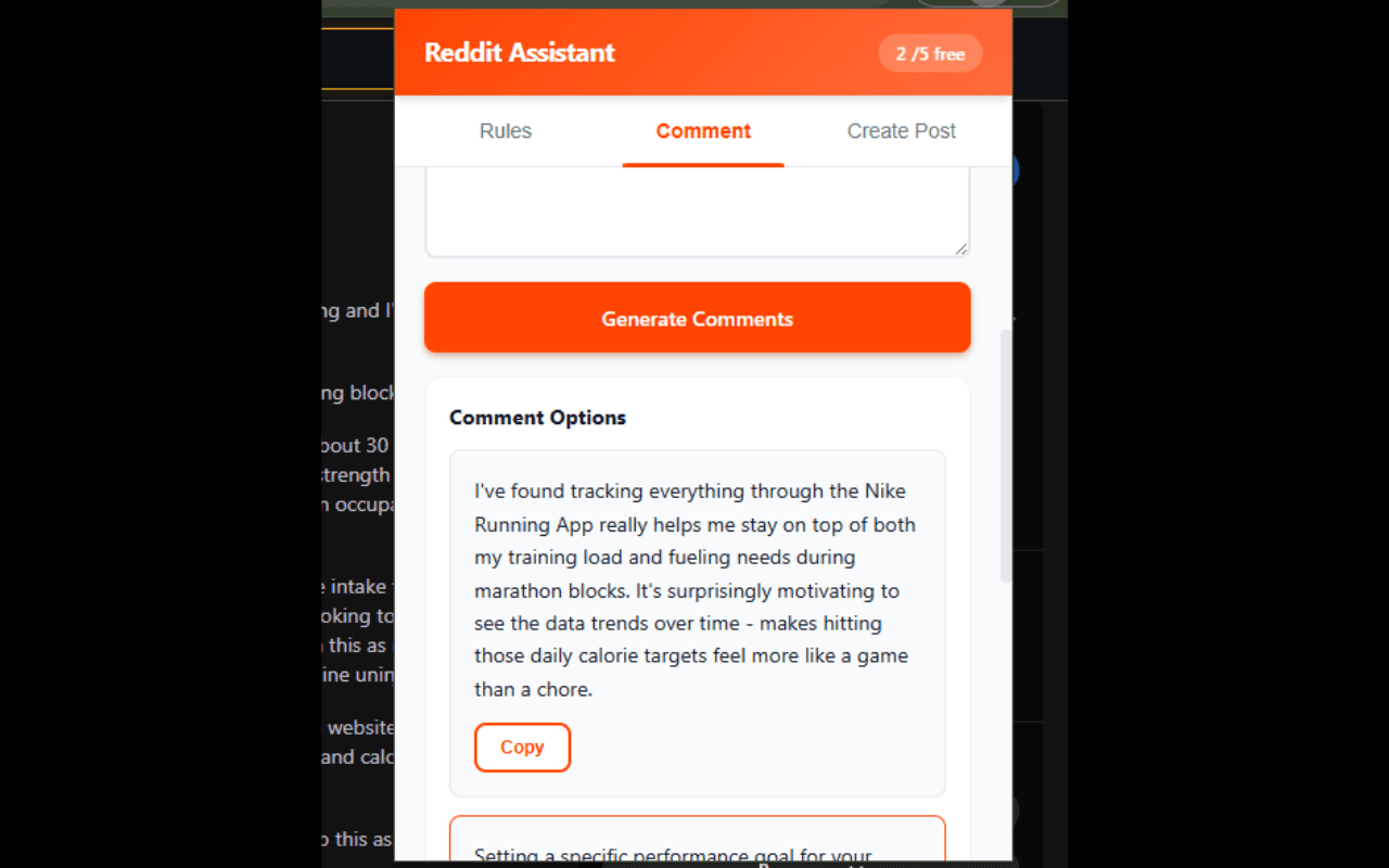 Reddit Engagement Assistant screenshot 4