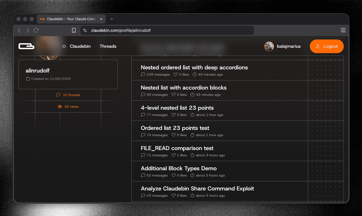 Claudebin screenshot 6