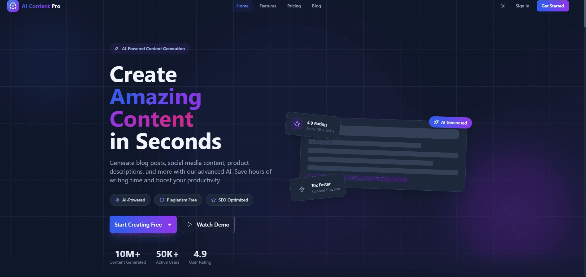AI Content Generator SaaS Kit screenshot 5