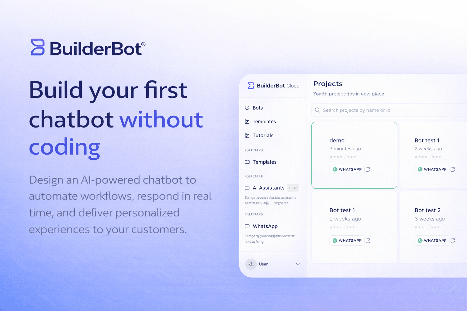 BuilderBot Cloud screenshot 2