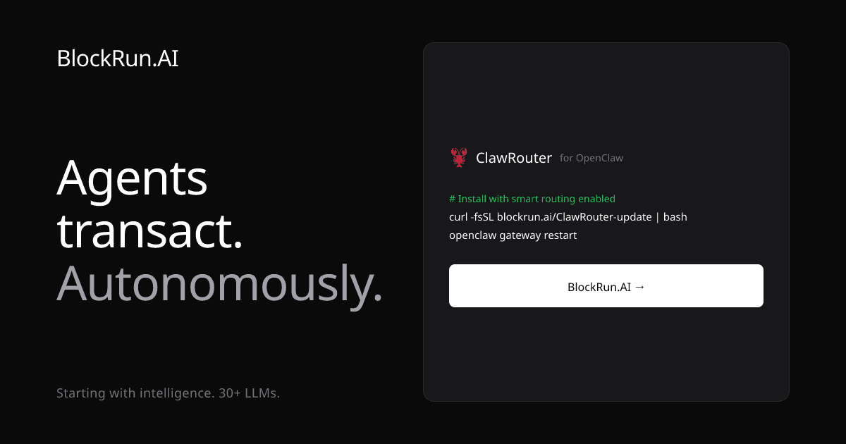ClawRouter for Openclaw screenshot 2